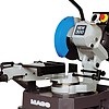 Отрезной станок NEW 300 на металлическом кожухе с быстрозажимными тисками